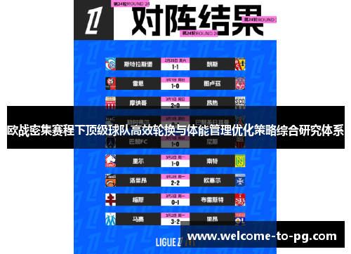 欧战密集赛程下顶级球队高效轮换与体能管理优化策略综合研究体系